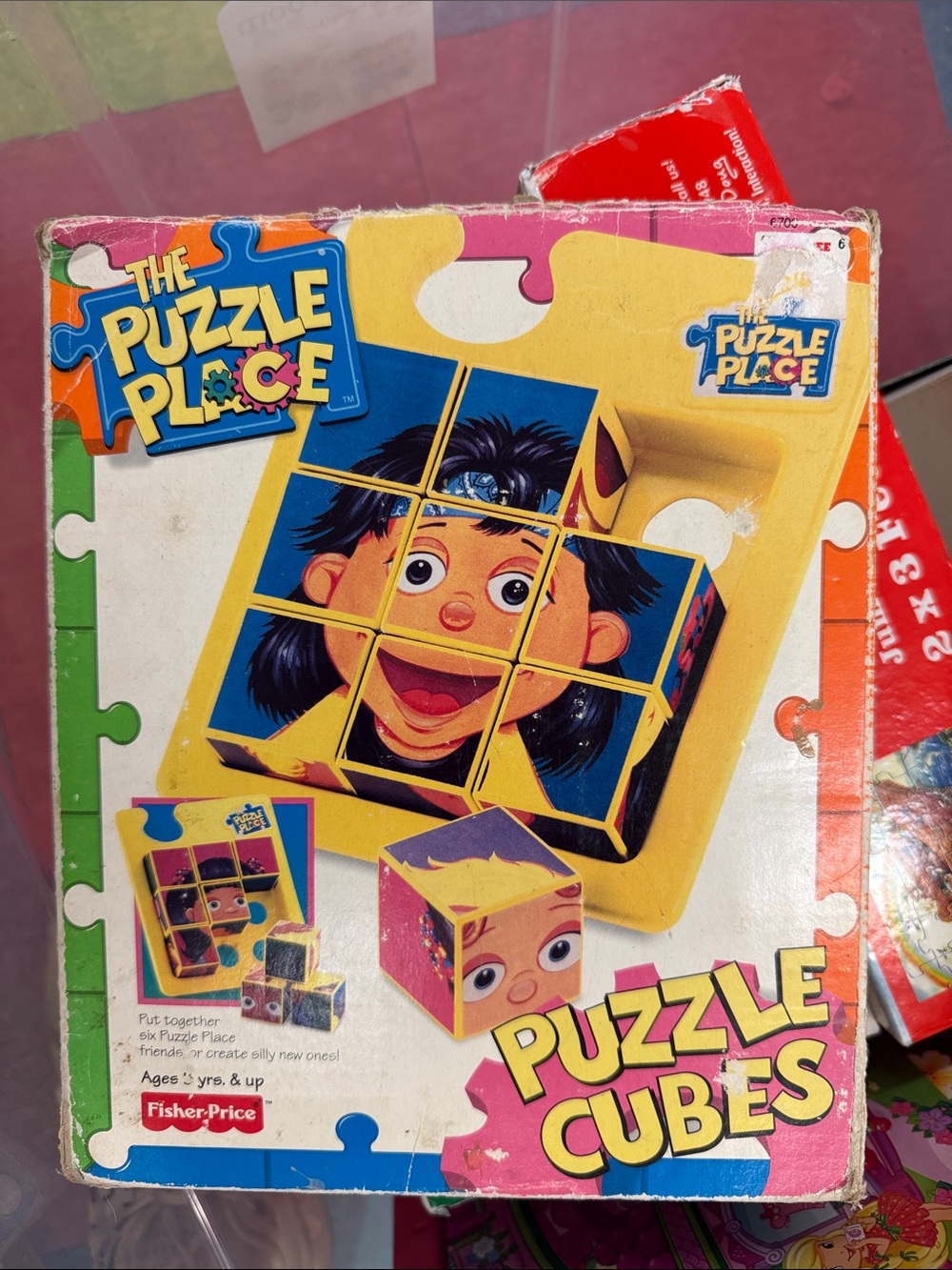Fisher-Price Puzzle Cubes Toy Set - vintage puzzle